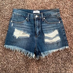 Just USA Distressed Denim Shorts